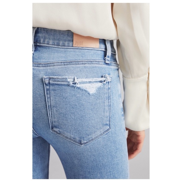 NWOT Anthropologie PAIGE MR Sloan Boot in Davia Distressed  Size 27 - Picture 3 of 13